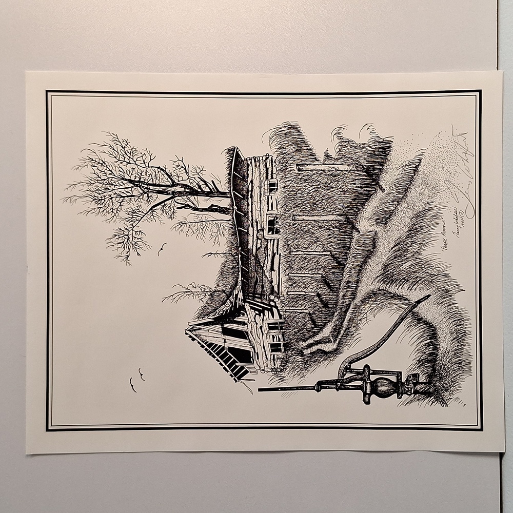 #ADR Art: Prairie Memories in Pen and Ink by Tenny Whitfield